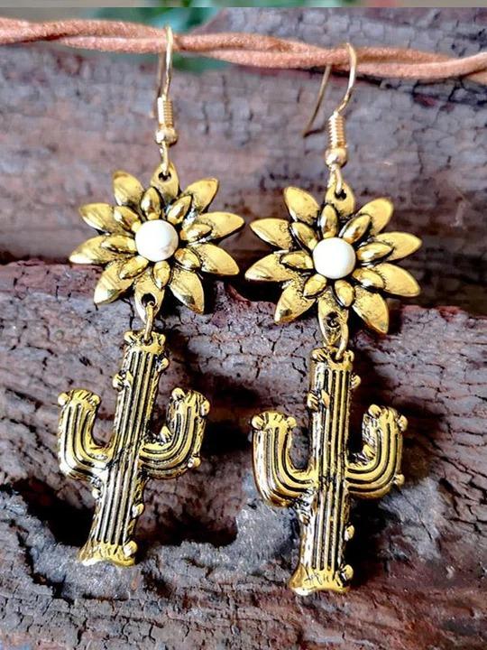 Cactus Earrings - INS | Online Fashion Free Shipping Clothing, Dresses, Tops, Shoes