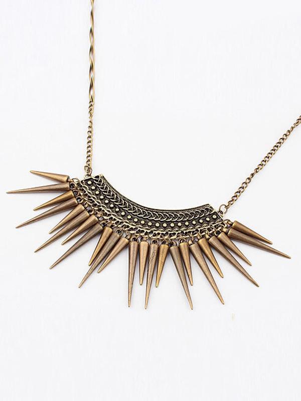 Retro Rivet Necklace - MsDressly