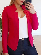 Women's Blazers Casual Pure Long Sleeve Small Blazers - Blazers - INS | Online Fashion Free Shipping Clothing, Dresses, Tops, Shoes - 10-20 - 11/10/2021 - BLA2110111149