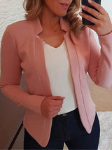 Women's Blazers Casual Pure Long Sleeve Small Blazers - Blazers - INS | Online Fashion Free Shipping Clothing, Dresses, Tops, Shoes - 10-20 - 11/10/2021 - BLA2110111149