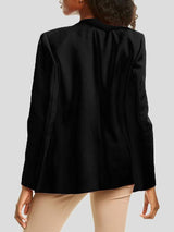 Women's Blazers Pure Long Sleeve Temperament Professional Blazer - MsDressly