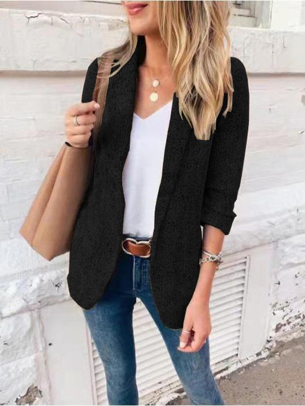 Women's Blazers Temperament Slim Lapel Short Blazer - Blazers - INS | Online Fashion Free Shipping Clothing, Dresses, Tops, Shoes - 20-30 - 24/09/2021 - BLA2109241137