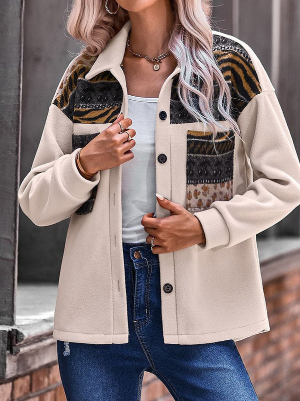 Women's Coats Long Sleeve Fashionable Patchwork Loose Coat - Coats - Instastyled | Online Fashion Free Shipping Clothing, Dresses, Tops, Shoes - 23/12/2022 - 30-40 - COA2212231482