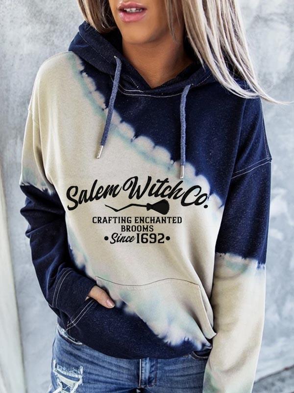 Women's Hoodies Contrast Letter Print Pocket Long Sleeve Hoodie - Hoodies - INS | Online Fashion Free Shipping Clothing, Dresses, Tops, Shoes - 16/11/2021 - 20-30 - color-blue