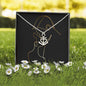 HIM & HER To Wife or Girlfriend Love Anchor Shape Necklace