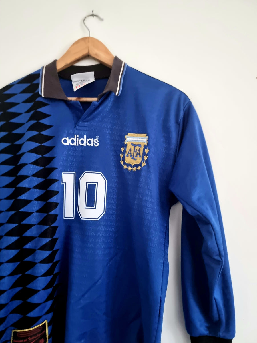 argentina 94 away jersey