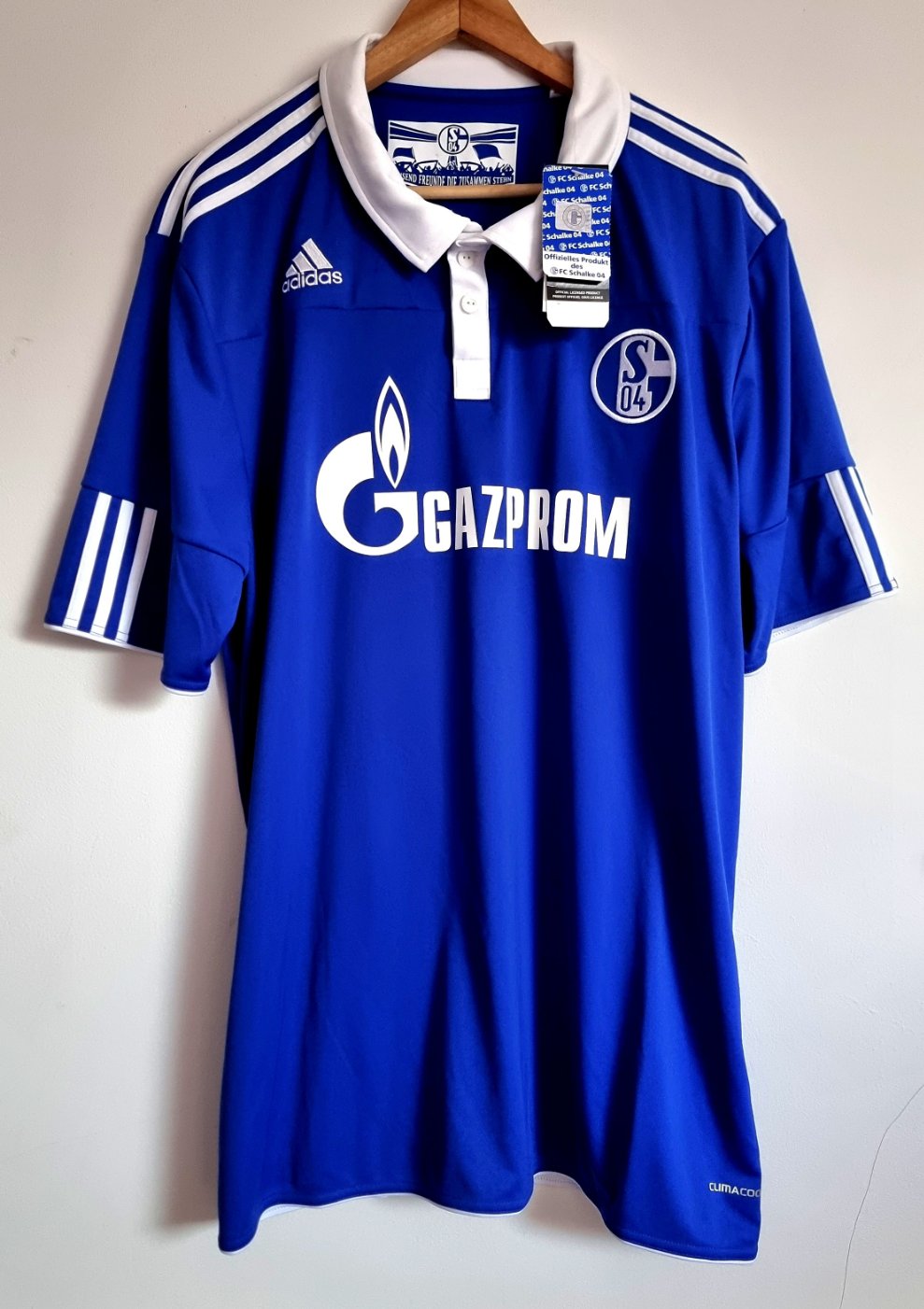 Broers en zussen negatief ironie Adidas Deadstock Schalke 04 10/12 Home Shirt XXL – Granny's Football Store