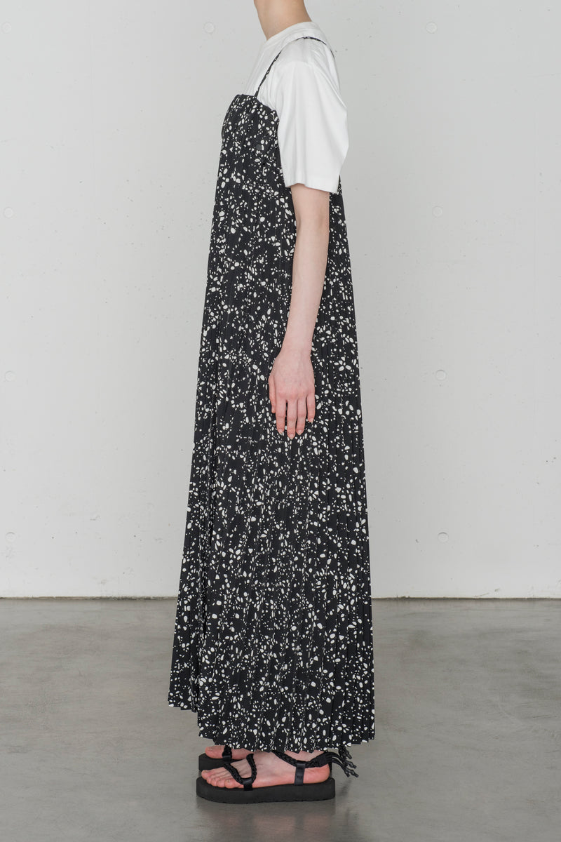 HYKE＞PEBBLE PRINTED MAXI DRESS 2023春夏