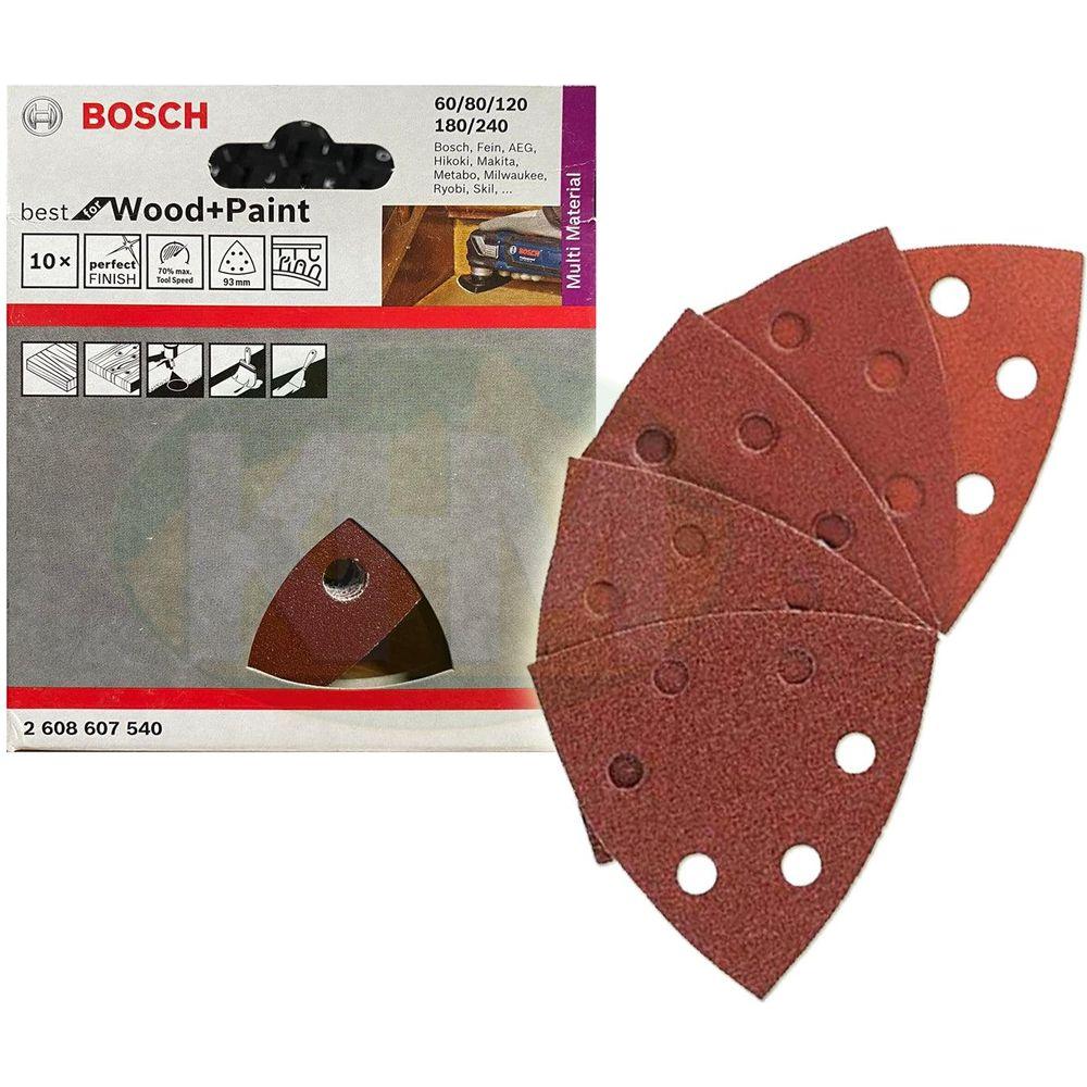 velordnet gear Utallige Bosch Red Wood Triangular Sanding Paper (10pcs/pack) for Oscillating T