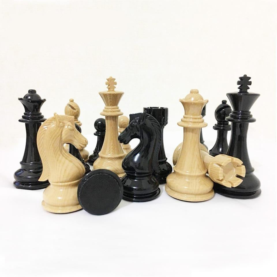 
  Pièces d'échecs Staunton en bois de Grande Taille – L’échiquier
  