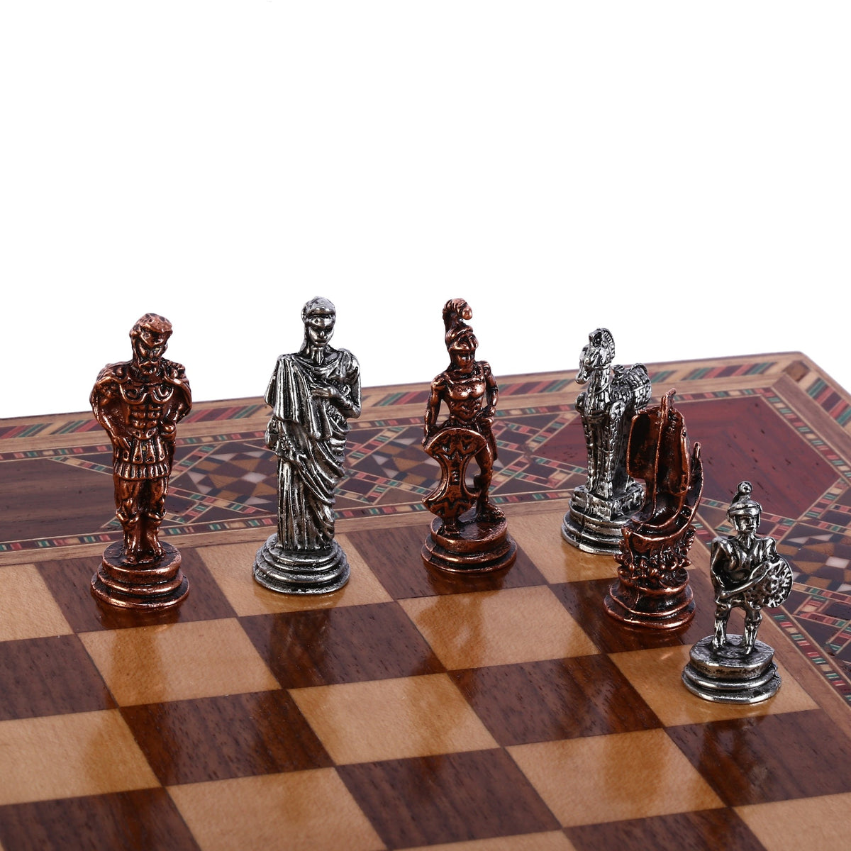 Luxe jeu d'échecs personnages DINOSAURES Jeu d'échecs échecs Dinosaures handabeit 30x30cm 