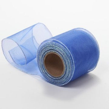 blue organza ribbon