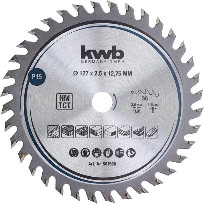 Kwb precisie cirkelzaagblad 150x16 33p | Bouwhof