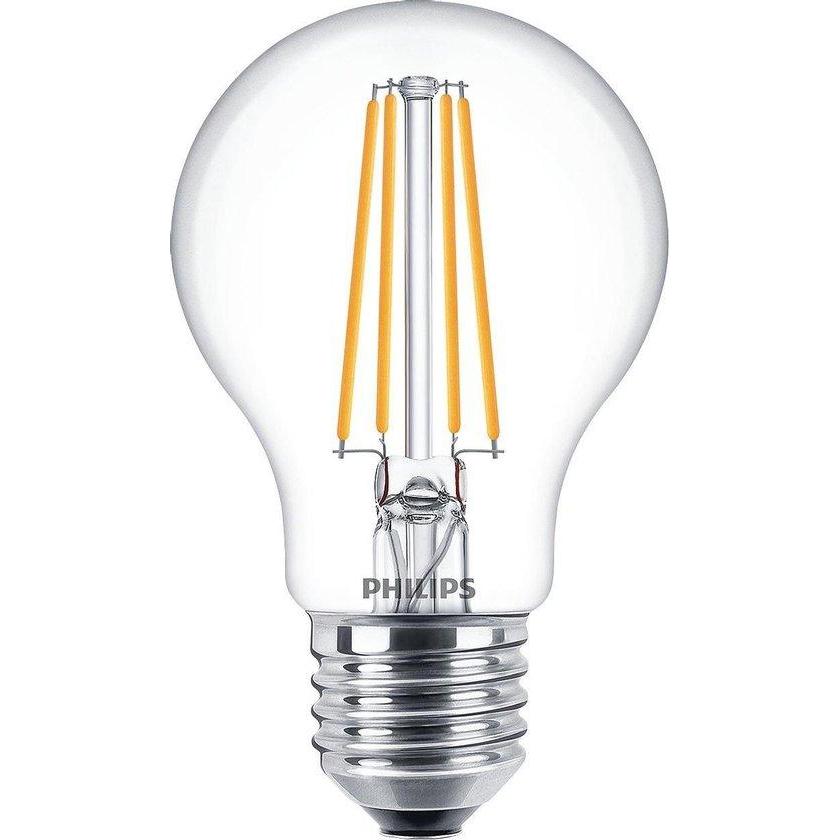 PapoeaNieuwGuinea bijkeuken puzzel Philips LED Lamp E27 Transparant 60W Warm Wit Licht (3 stuks)