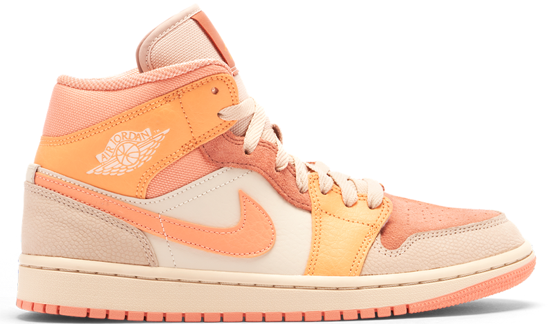 apricot orange jordan 1s