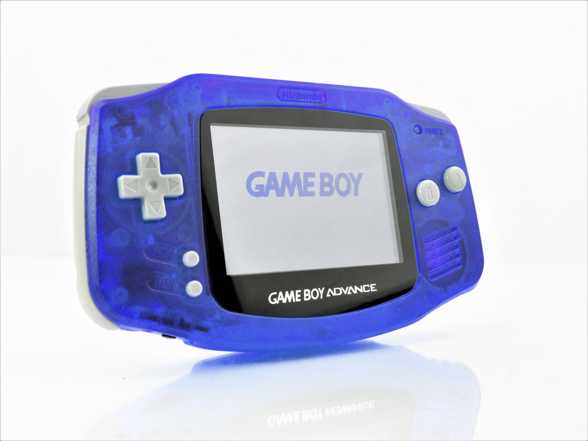 opleggen huilen Behandeling Custom Nintendo Gameboy Advance Modded Console, Translucent Dark Blue –  Modern Mods