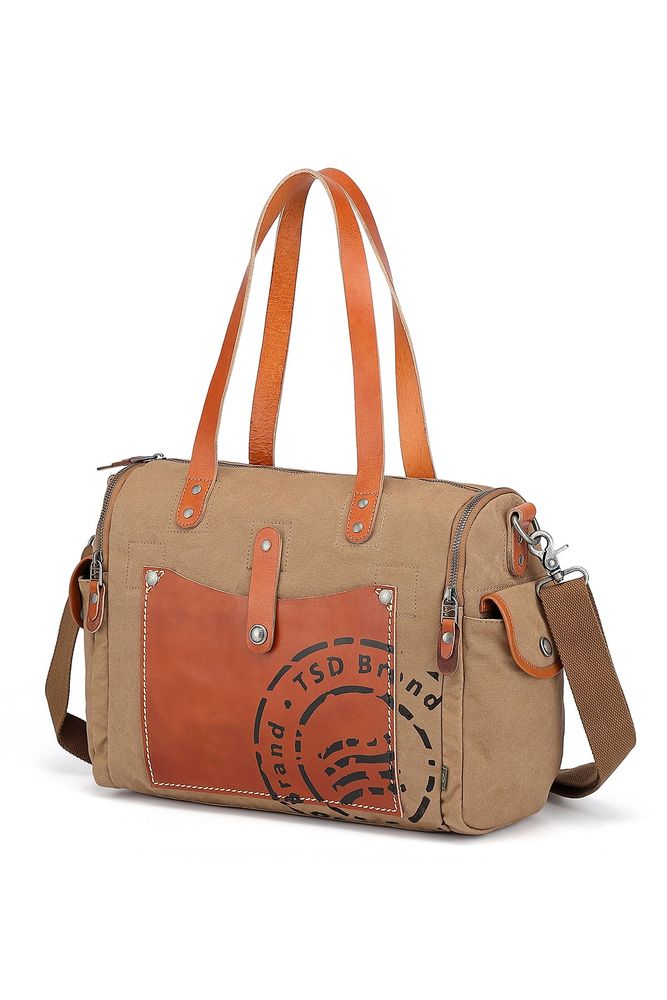 Super Horse Leather Convertible Satchel