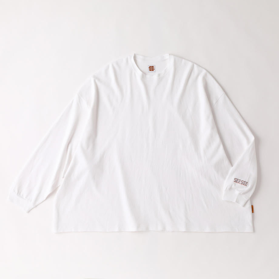 SEE SEE BIG MAX LS TEE 【WHITE】sfc s.f.c-