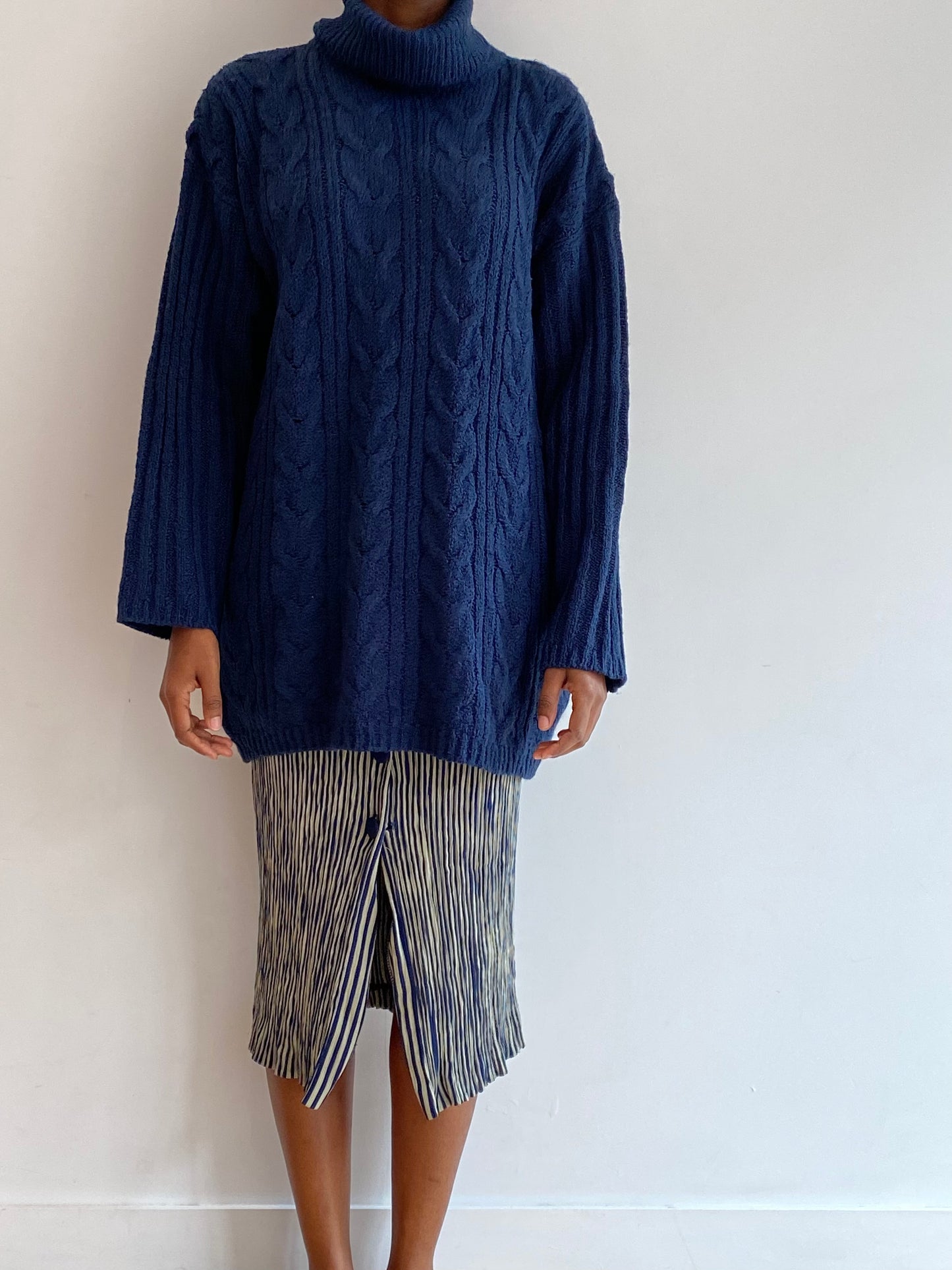 Navy sweater