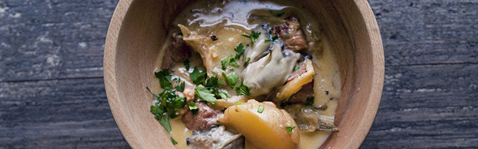 Pork, Fennel and Oyster Stew