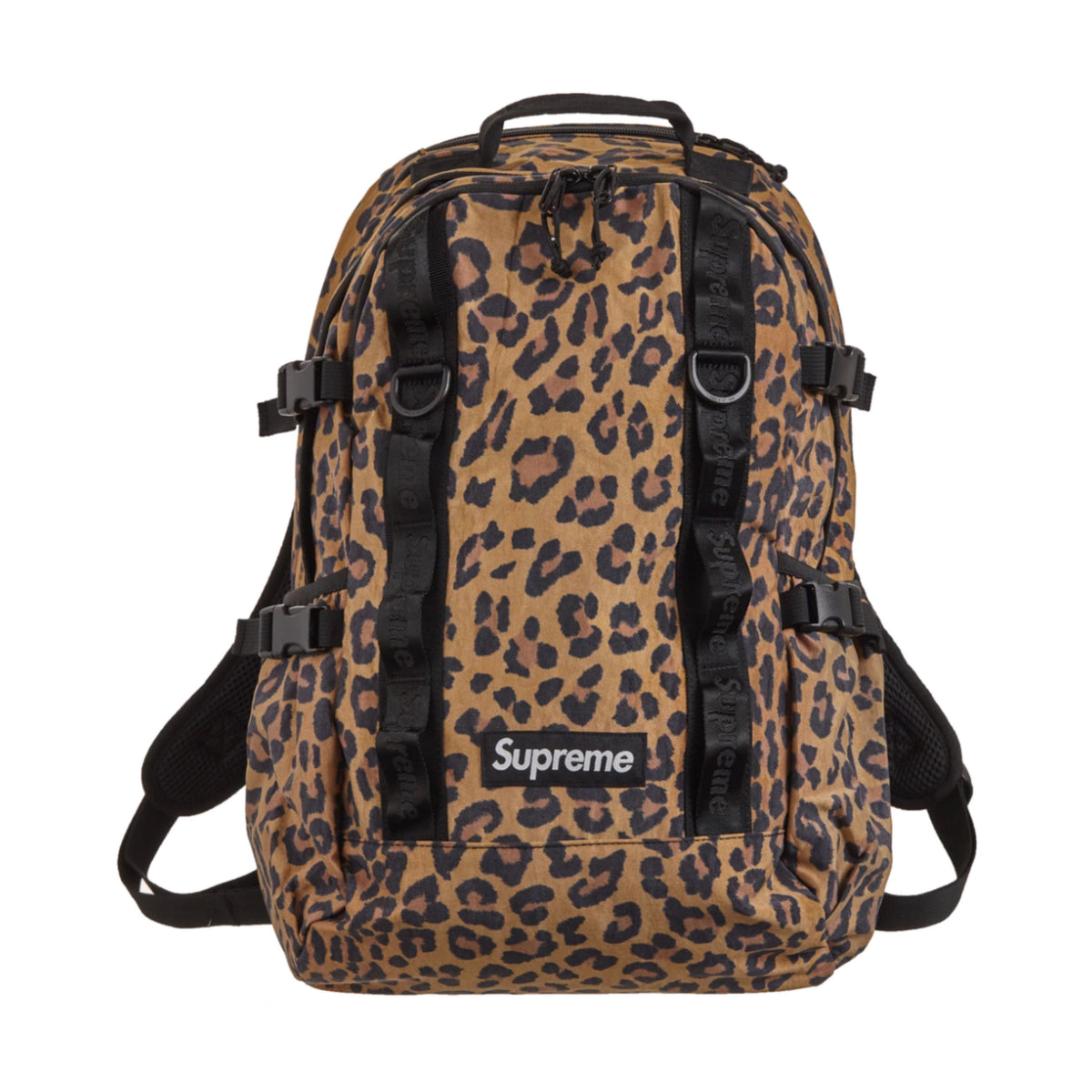 supreme zip tote leopard