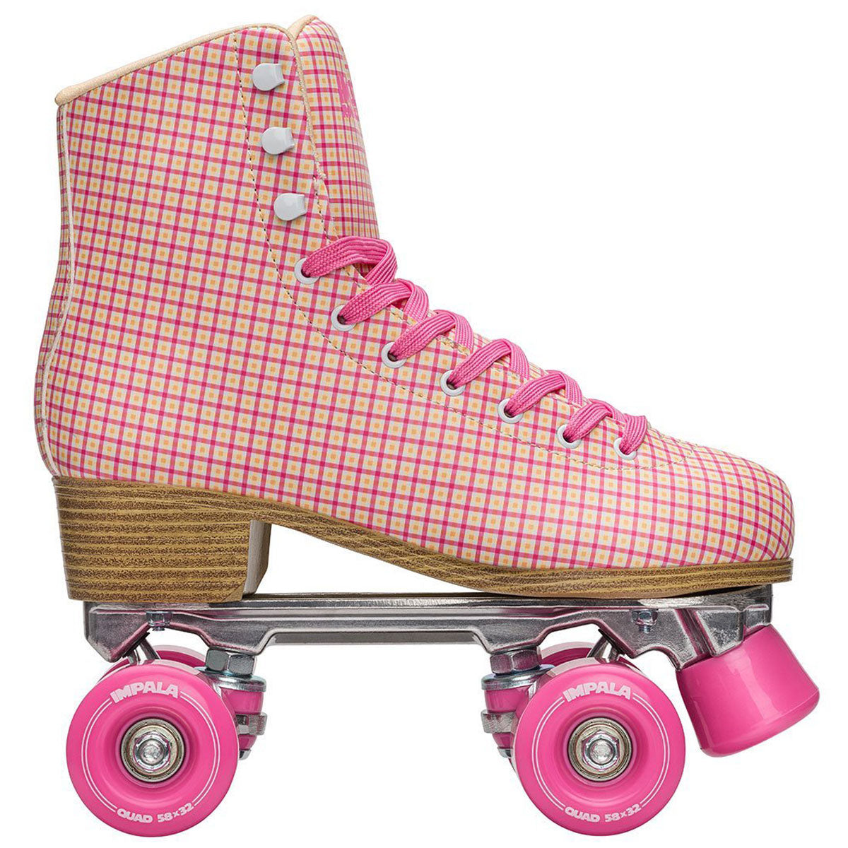 Impala Sidewalk RollerSkates Pink/Yellow Size 7 