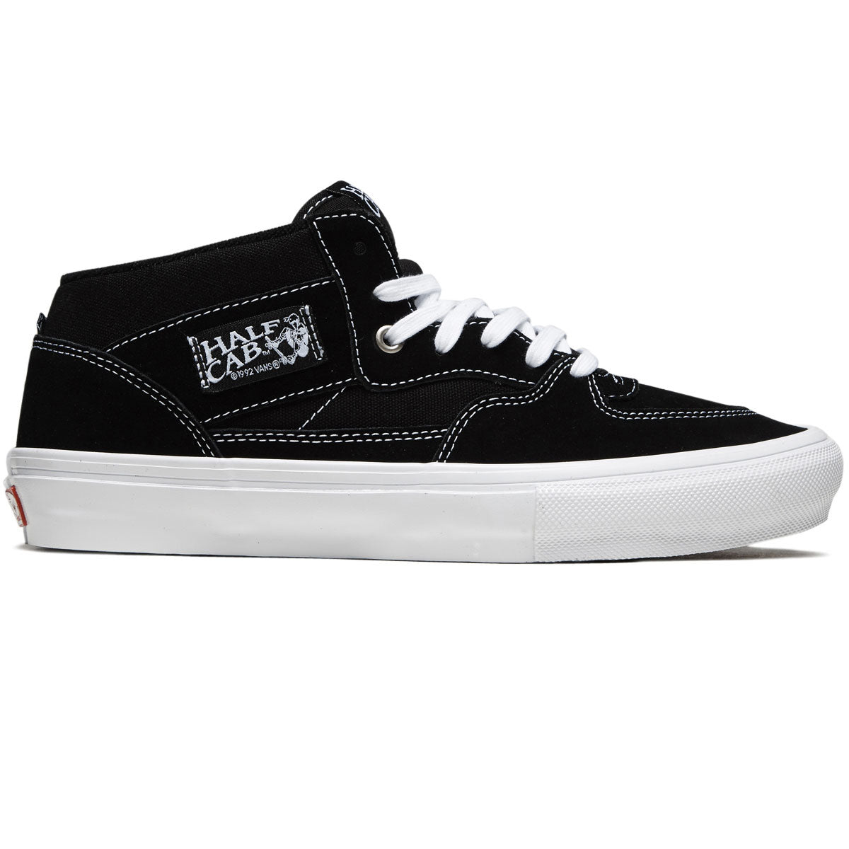 Vans Skate Half Cab Shoes - Black/White –