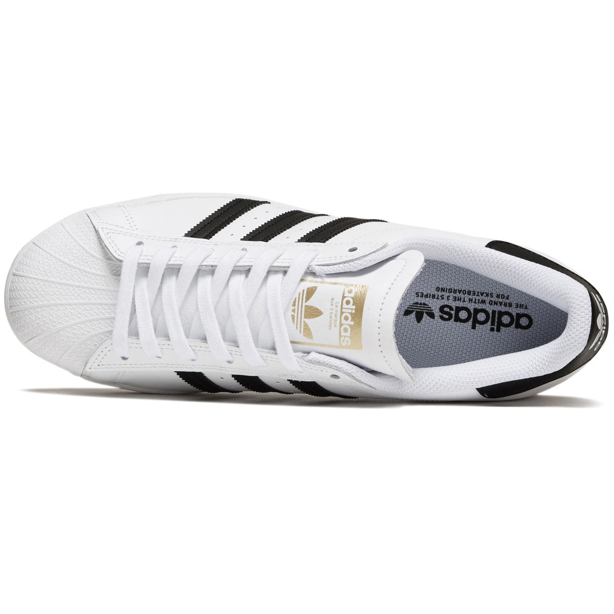 pastel Plisado Dónde Adidas Superstar Adv Shoes - White/Core Black/White – CCS