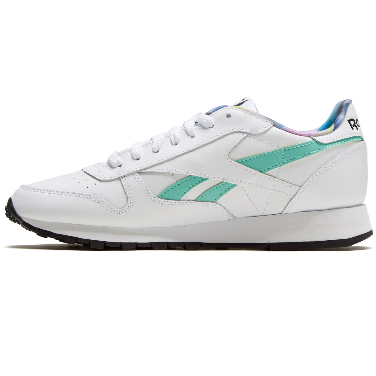 Reebok Classic Leather Shoes - White/Semi Teal/White – CCS