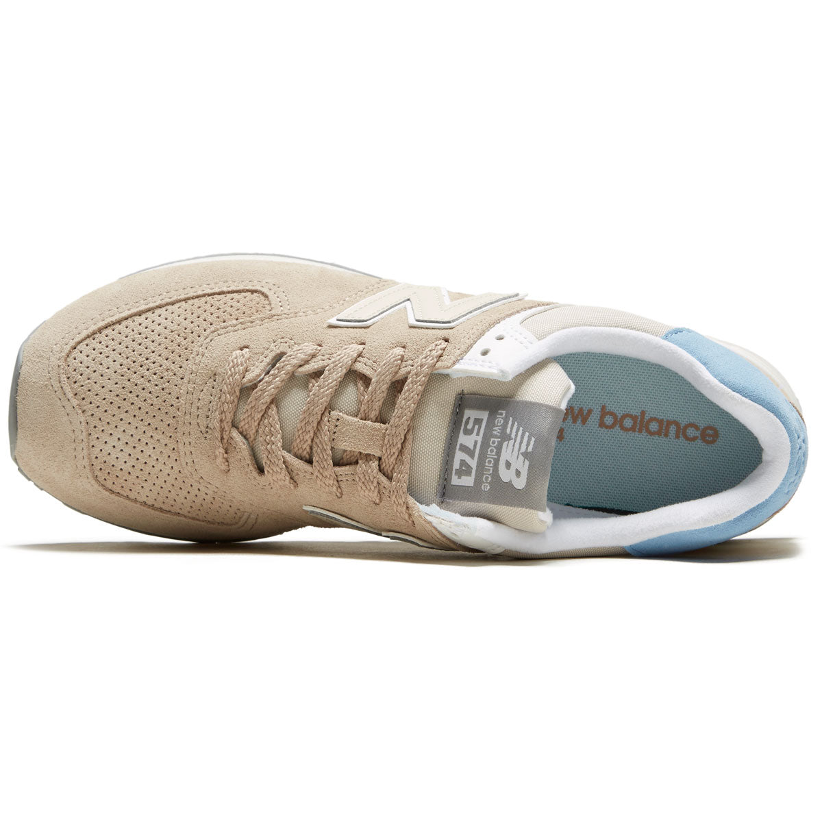 Escarpado profundidad Filosófico New Balance U574 Shoes - Brown/Light Blue – CCS