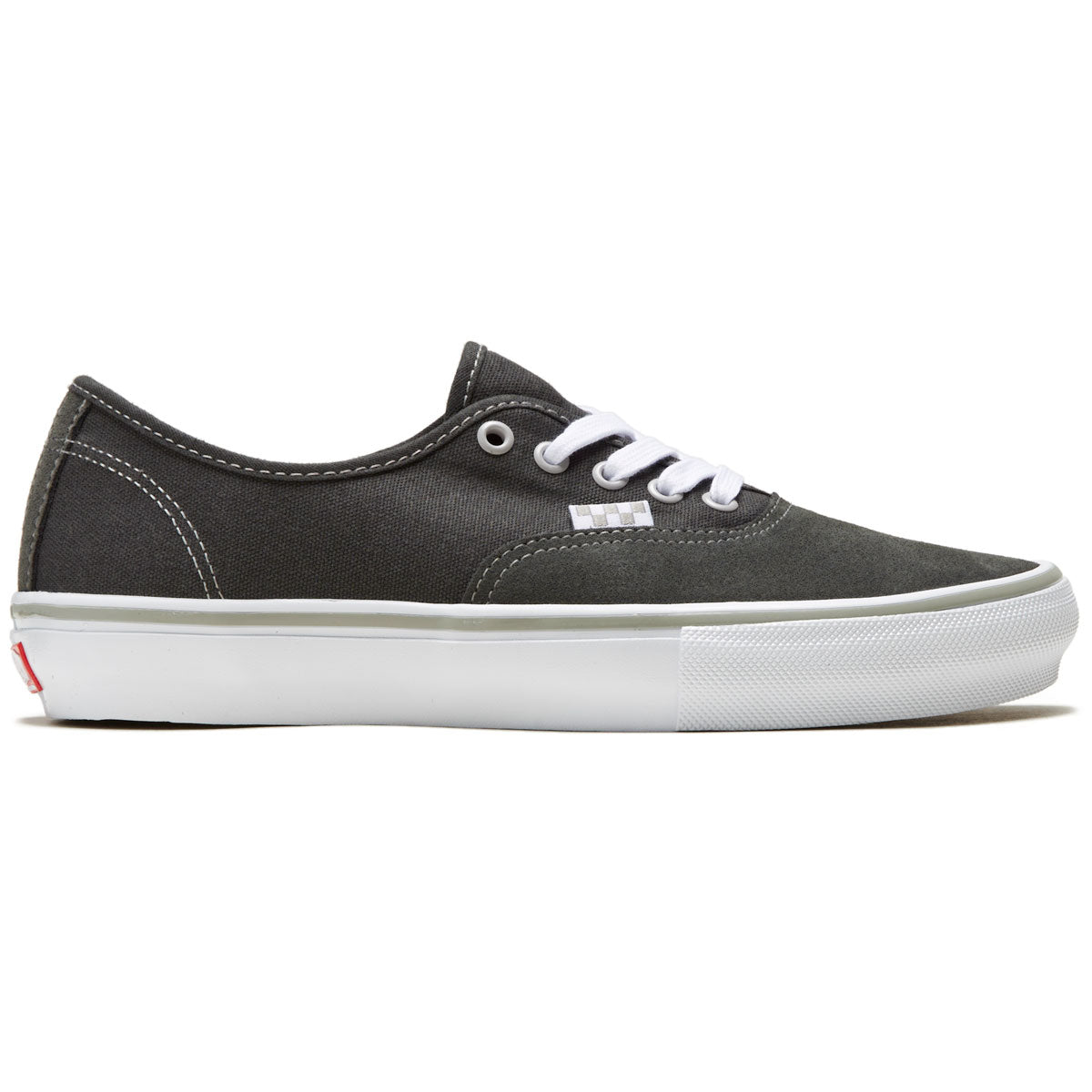 Vans Skate Authentic Shoes - Dark Grey/White
