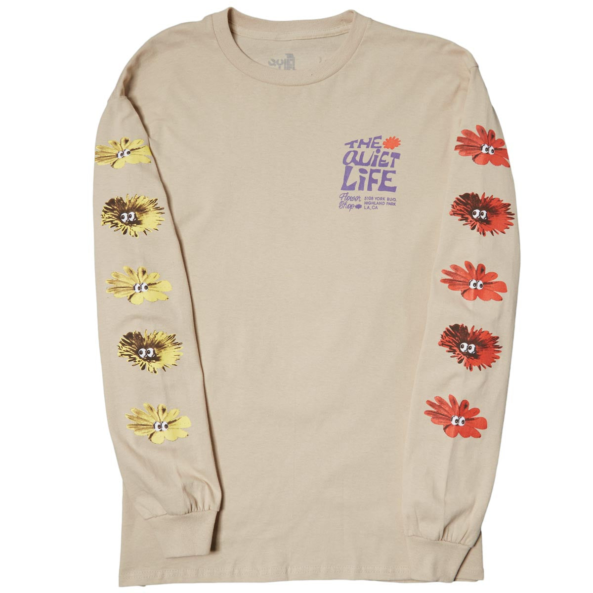 The Quiet Life Flower Shop Long Sleeve T-Shirt - Sand – CCS