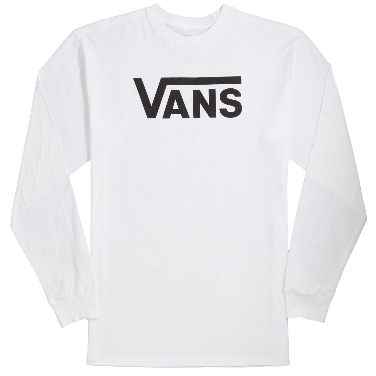 Vans Classic Long Sleeve T-Shirt - White/Black