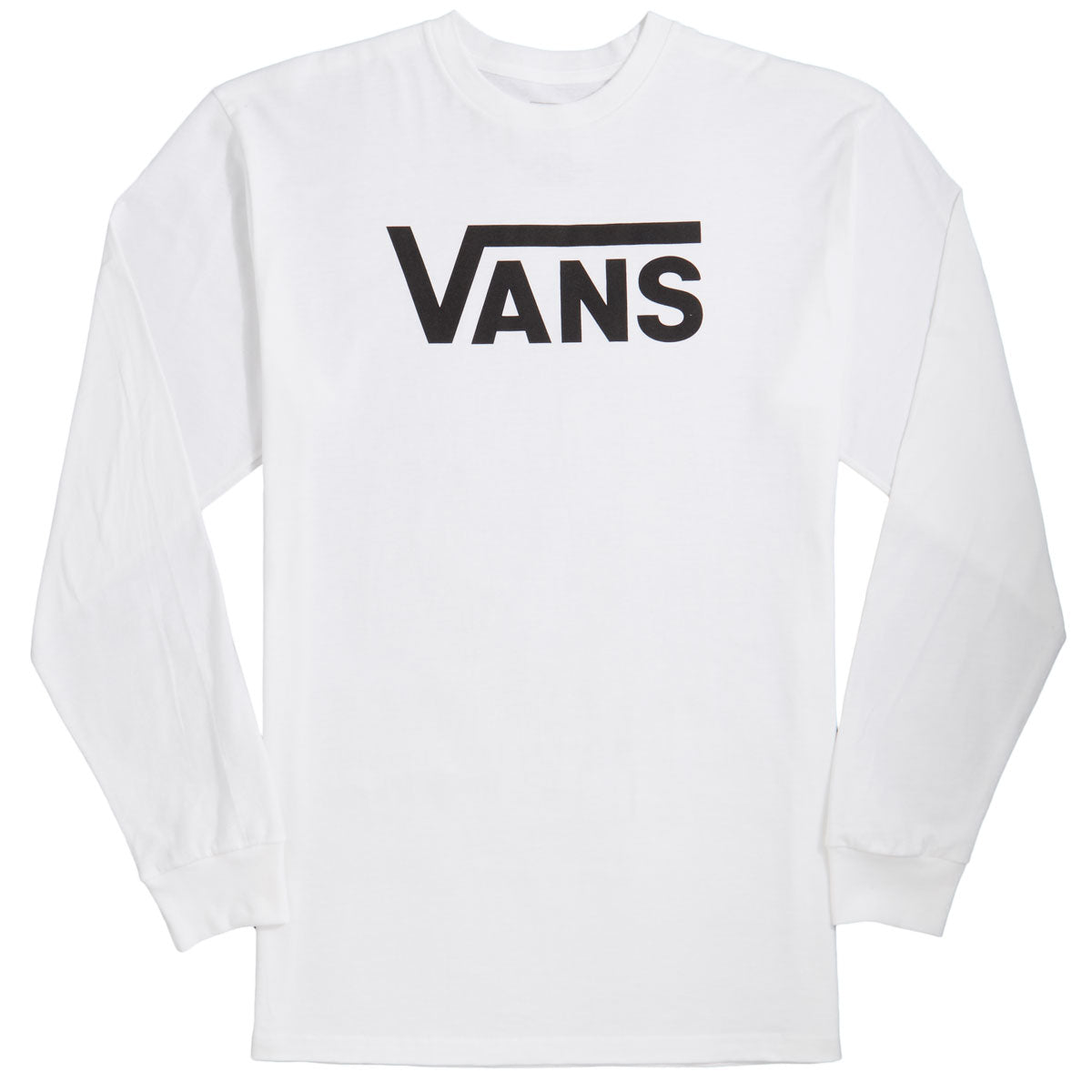 white vans long sleeve