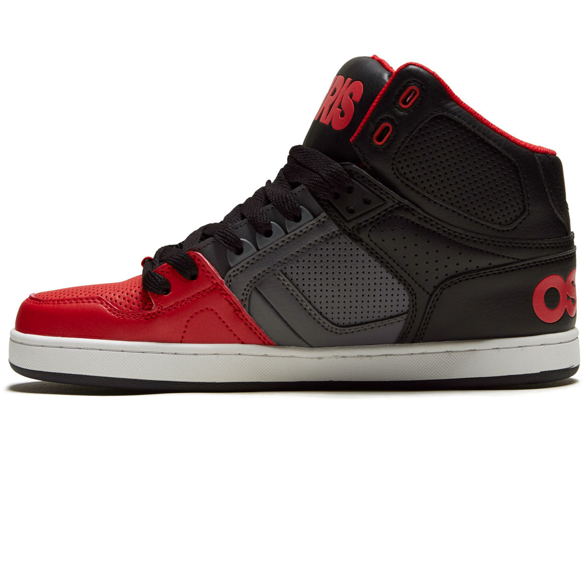 Osiris 83 Clk Shoes - Black/Red/Grey – CCS