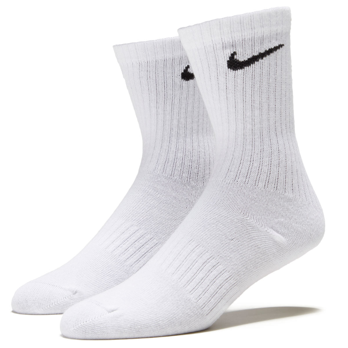 hotel Recurso base Nike Everyday Lightweight Training Crew Socks - White/Black – CCS
