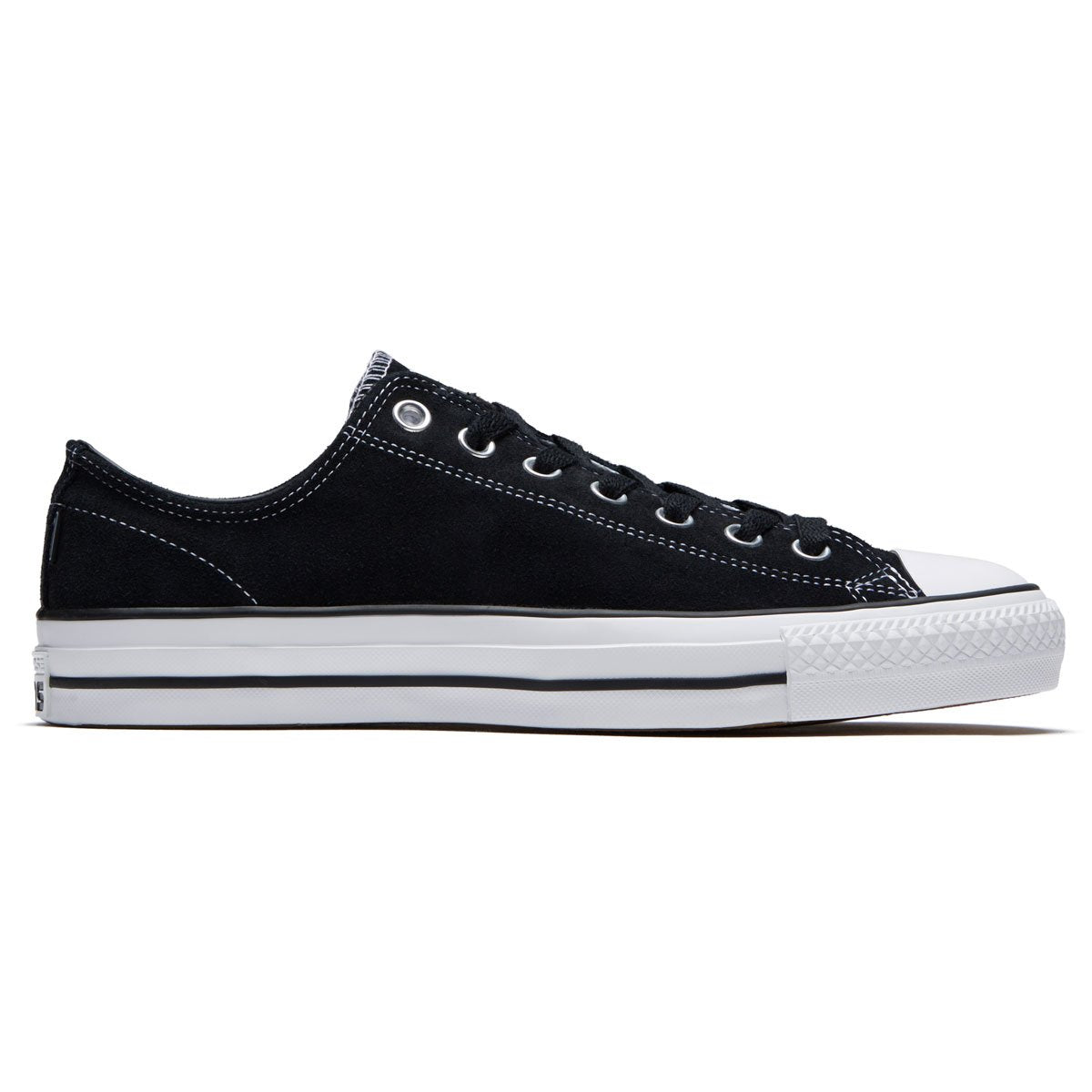 Converse Chuck Taylor All Star Pro Suede Ox Shoes - Black/Black/White CCS