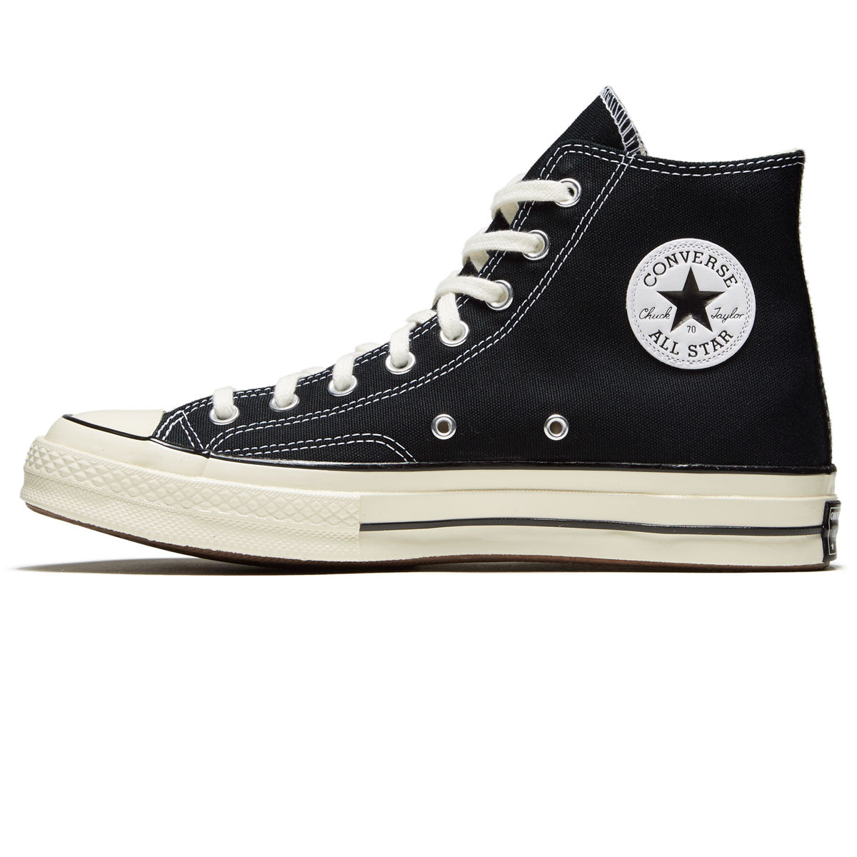 Converse Chuck 70 Hi Shoes - Black/Black/Egret, – CCS