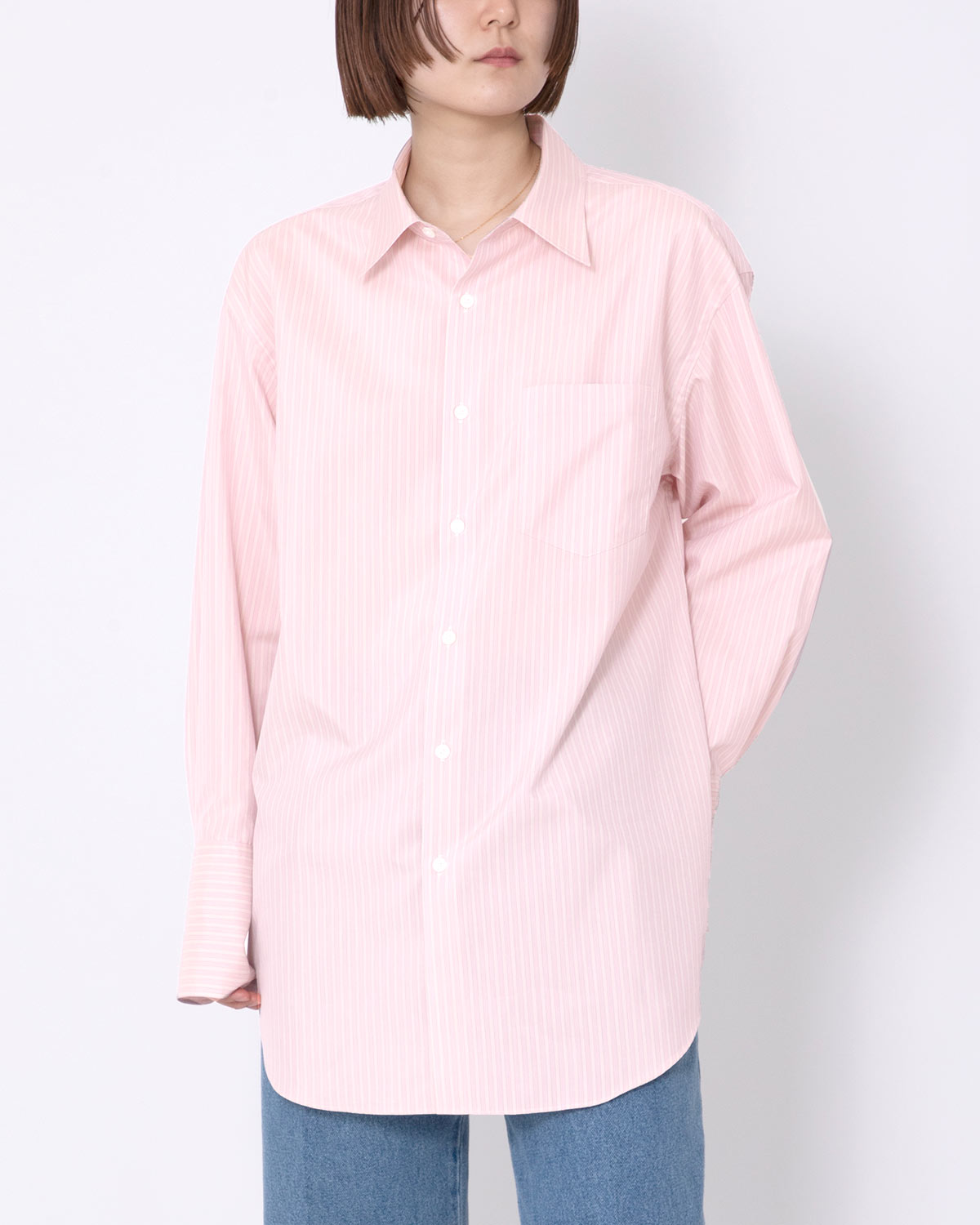 FINX POLYESTER STRIPE SHIRT