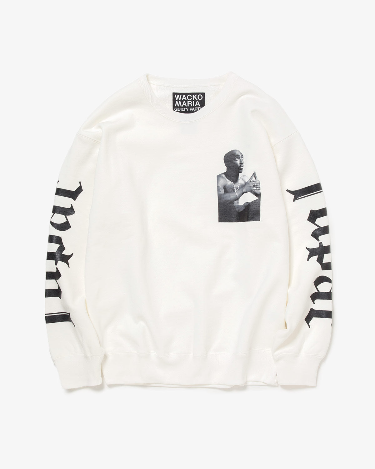 TUPAC / HEAVY WEIGHT CREW NECK SWEAT SHIRT ( TYPE-2 )