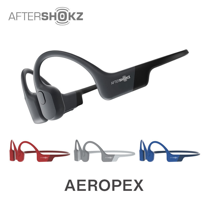 います AfterShokz Aeropex 骨伝導ワイヤレスヘッドホン IP67防水の