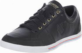 K-Swiss Match Court Black Sneakers