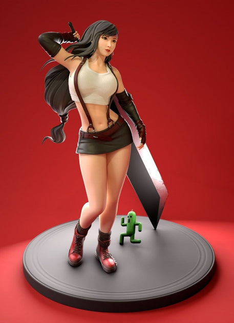 Tifa Lockhart Final Fantasy 3d Printing Stl Files 3d Print Maker Club 3652