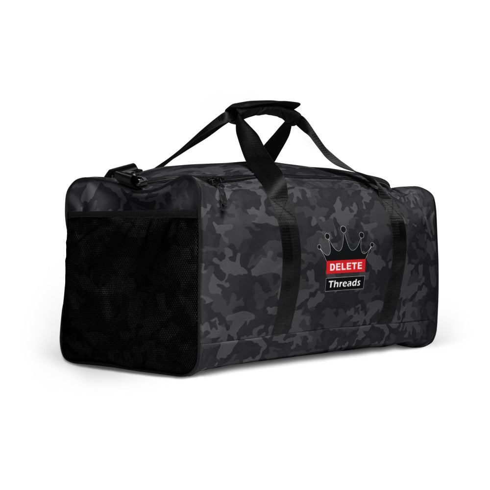 Black camo Duffel | DELETE Threads