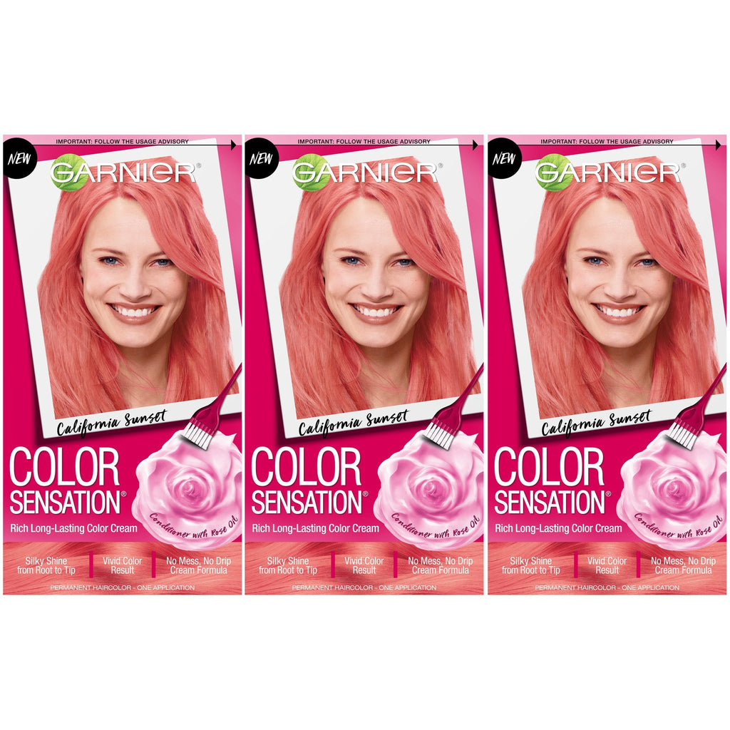 Color sensation™ hair color cream  california sunset coral pink