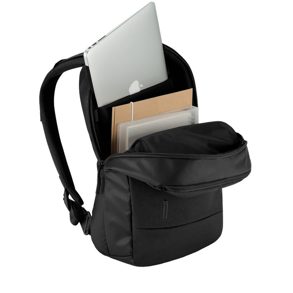 iPad usw Incase City Compact Backpack Rücksack für Laptops - Schwarz Tablets bis 15 z.B MacBook Pro