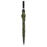 Green Camouflage Custom 2layers Waterproof Fiberglass Structure UV Block Golf Umbrella