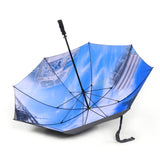 Custom Double Canopy Two Layer Manual Golf Umbrella with Full Digital Printing Inside