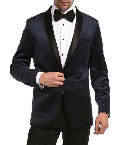 tweede Oh Knuppel Enzo Collection-Navy Velvet Slim Fit Shawl Lapel Tuxedo Men's Blazer –  Upscale Men's Fashion