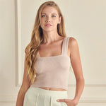 Seamless Textured Crop Tank